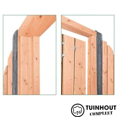 Tuindeurkozijn douglas 210 x 150 mm met aanslagligger