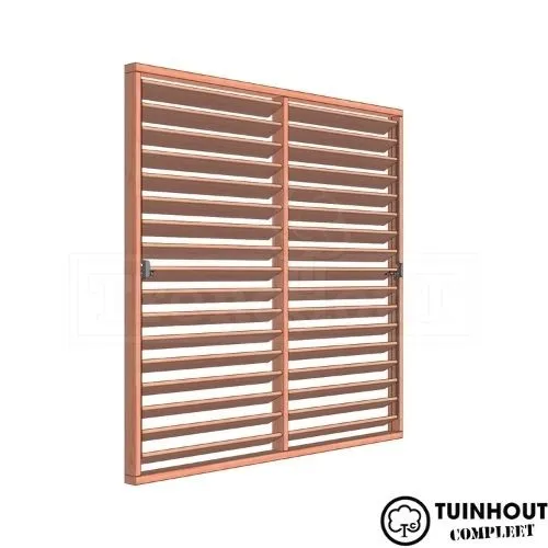 Louvre paneel horizontaal draaibaar 2230 x 2200 mm