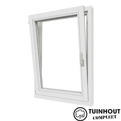 Draai/Kiep raam Meranti Wit linksdraaiend 700 x 985 mm
