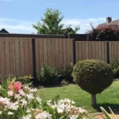 Houtbetonschutting douglas 21 planks