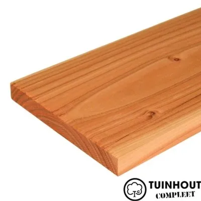 Douglas plank 22 x 150 mm 5000 mm geschaafd - Actie