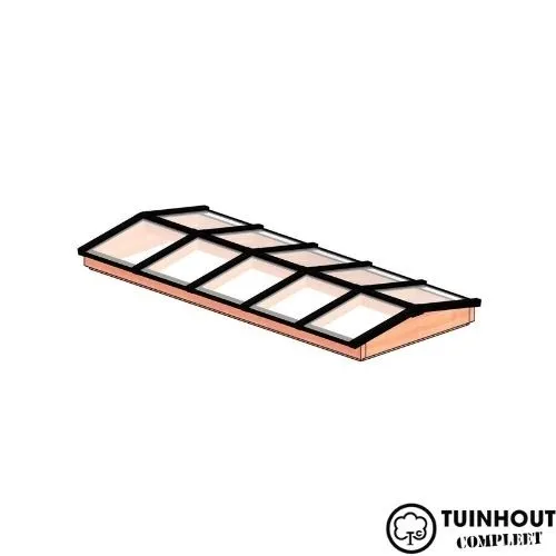 Lichtstraat zadeldak 3732 x 1536 mm