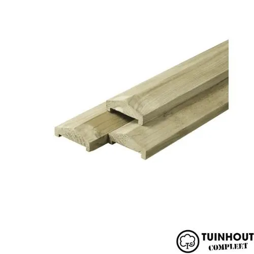 Afdeklat geïmpregneerd grenen piramide 34 x 84 x 180 mm