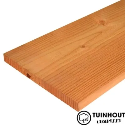 Douglas plank 22 x 200 mm 5000 mm geschaafd - Actie