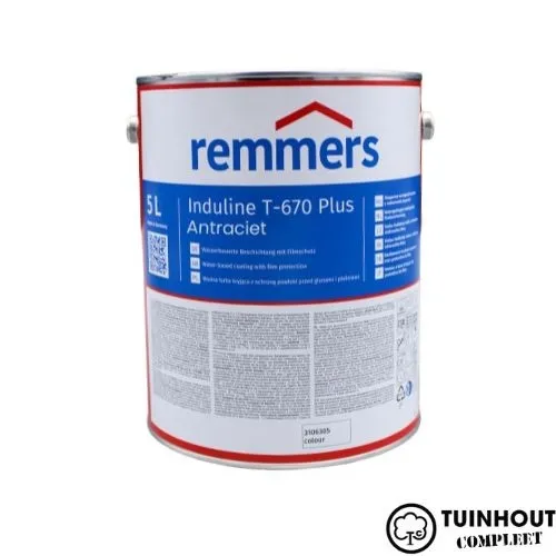 Remmers Induline T-670 Plus Antraciet 5 L