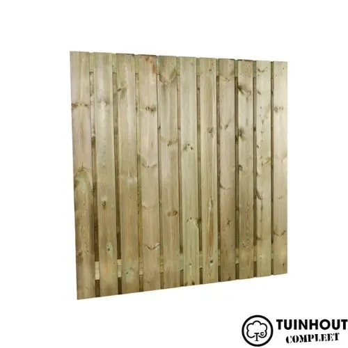 Tuinscherm geïmpregneerd grenen 23 planks