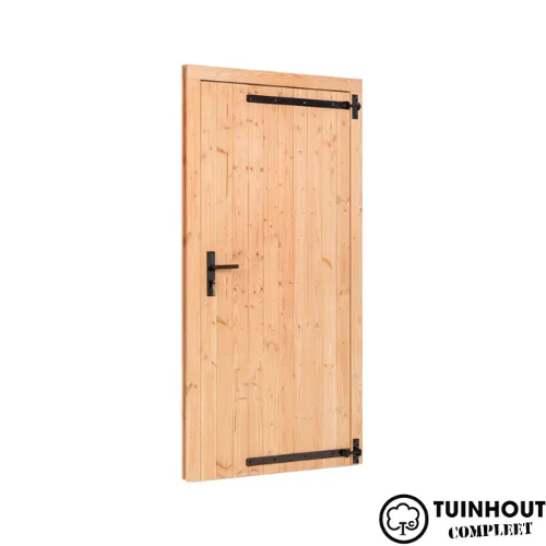 Opgeklampte dichte deur douglas rechtsdraaiend B1000xH2050 mm