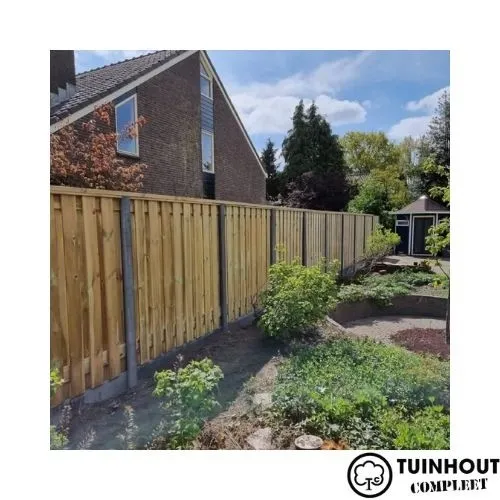 Tuinscherm geïmpregneerd grenen 21 planks