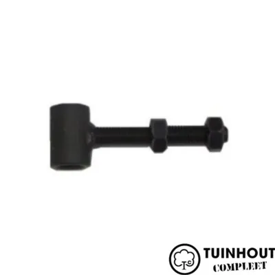 Draadstang 90 mm zwart