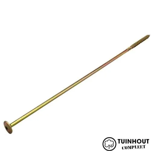 Schotelkopschroef geel verzinkt 8.0 per doos