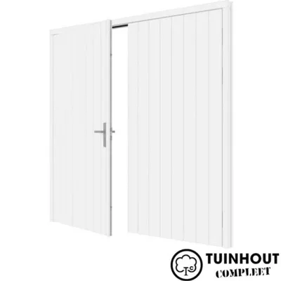 Plaatdeur Hardhout Okoumé Wit dubbel XL 1200 x 2115 mm