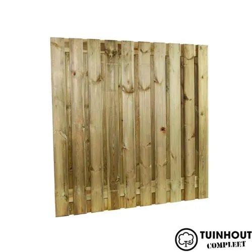 Tuinscherm geïmpregneerd grenen 21 planks