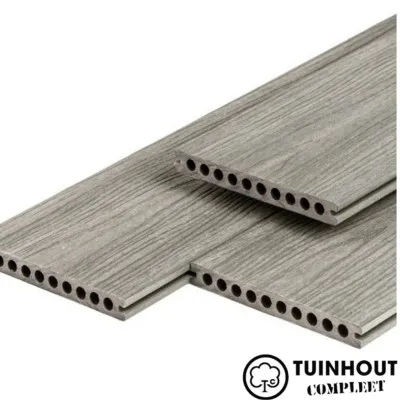 Composiet Vlonderplank Lichtgrijs semi-massief 23 x 210 mm