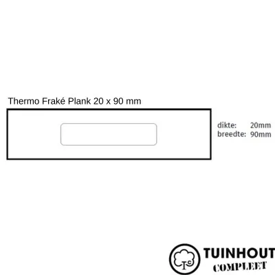 Thermo Fraké Plank 20 x 90 mm