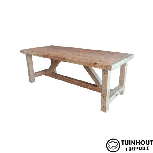 Douglas tafel met lijst