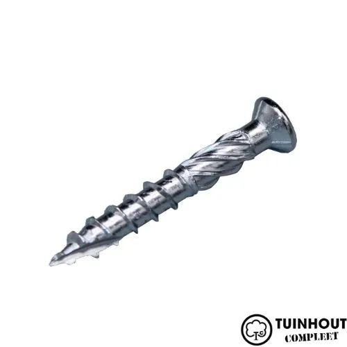 Hardhouten schroef 5.0 x 35 RVS gehard 200 stuks