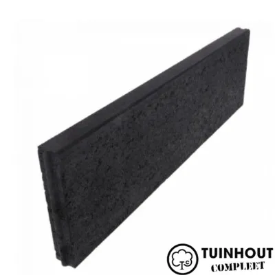 Opsluitband antraciet 100 x 20 x 8 cm