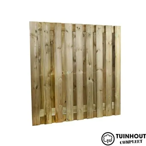 Tuinscherm geïmpregneerd grenen 19 planks